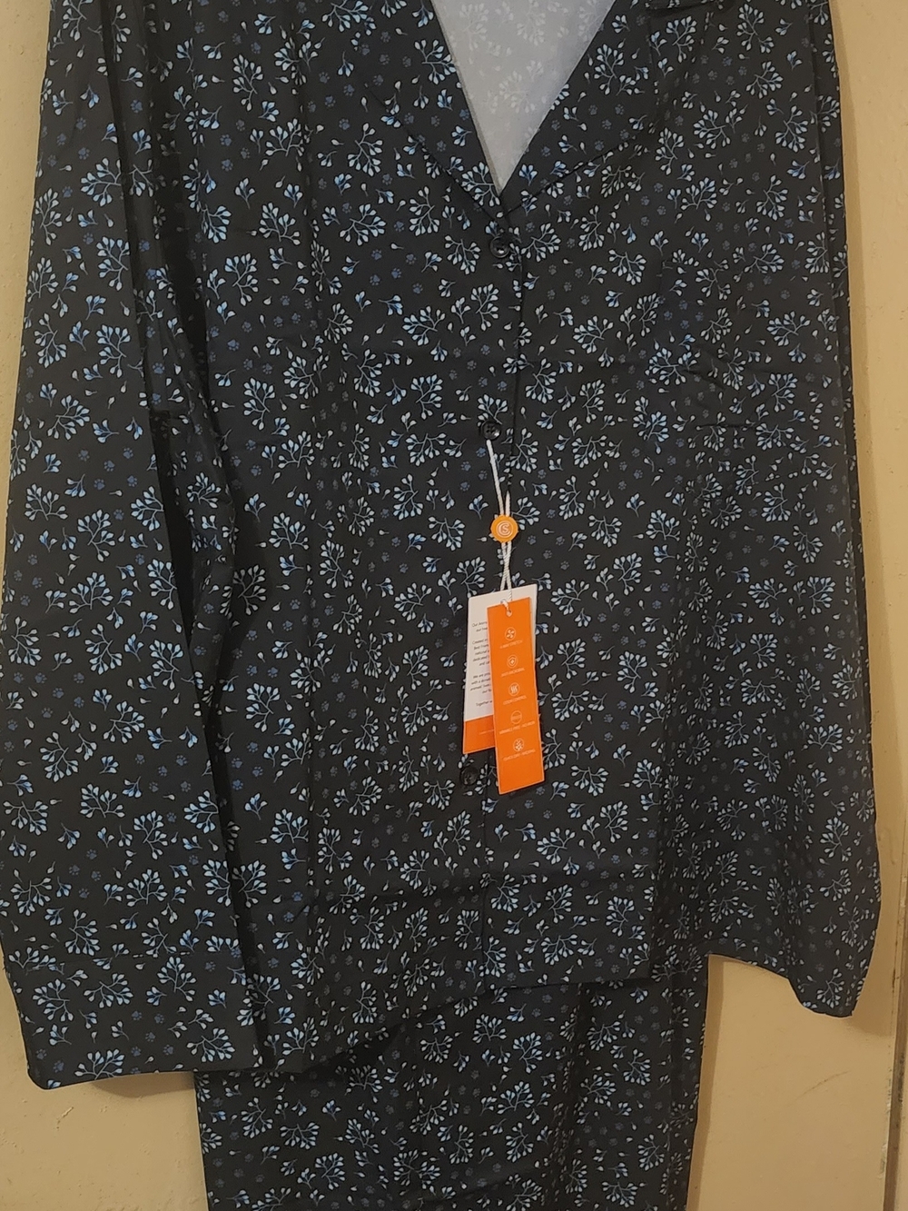 2pc Men's Pajama Set Plus Size